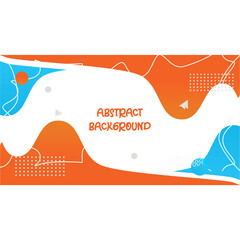 cartoon background art flat vector