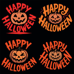Happy Halloween T Shirt Design 2025