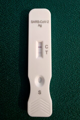Positive real covid self test detail
