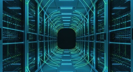 An abstract electric technology background with electronics patterns 