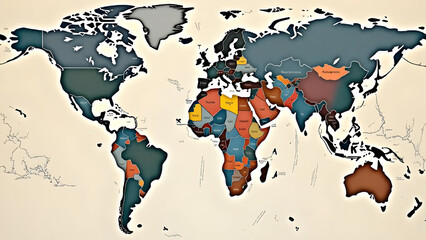 Obraz premium Fiscal Duty Stamps on Global Trade Documentation