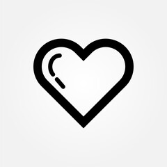 Love and affection icon symbol illustration vector eps10 logo template design 