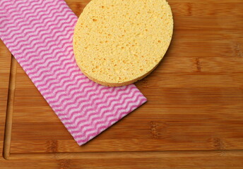 Towels, napkins for washing kitchen tables and dishes.