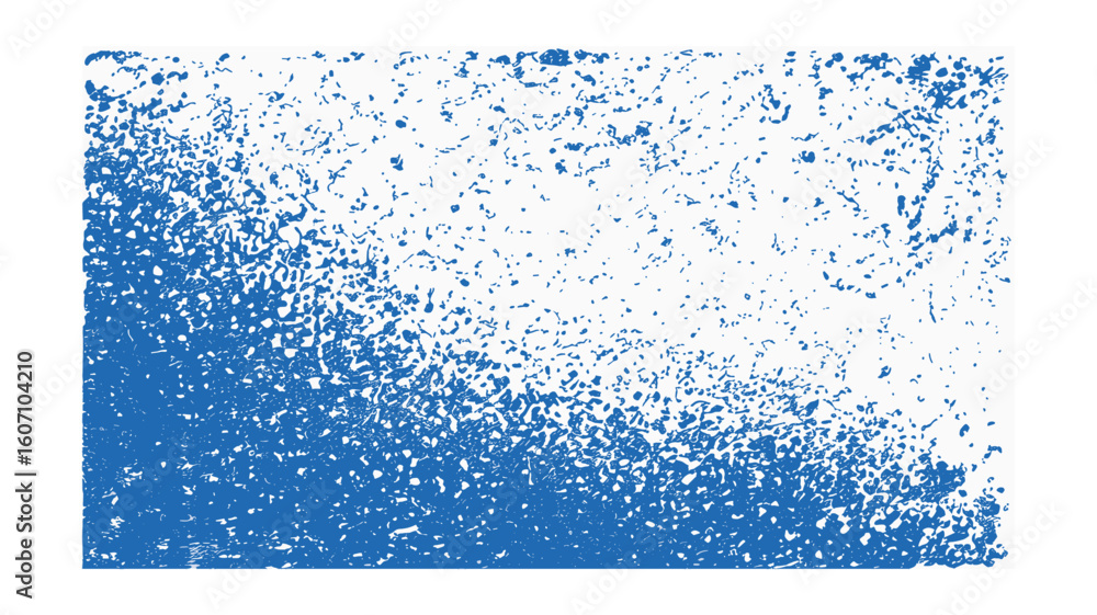 Poster distressed blue texture overlay: abstract grunge splatter vector for unique backgrounds and design e