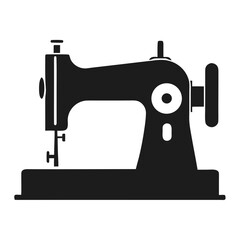 sewing machine isolated on white