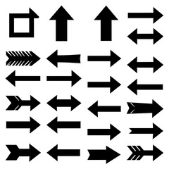 Set of black arrows (1)