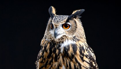 Fototapeta premium Close-up portrait of an owl