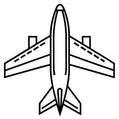 AirPlan line art vector