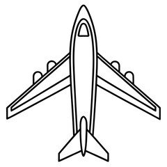 AirPlan line art vector