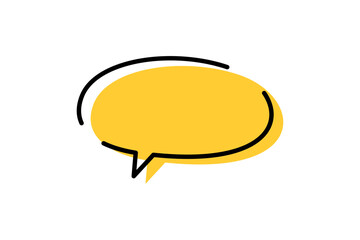 手書き風のシンプルで可愛い吹き出し