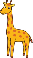 Obraz premium giraffe watercolor full body