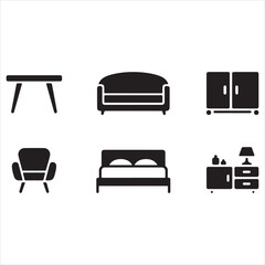 furniture vector  set