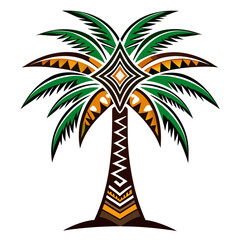 palm tree vector illustration