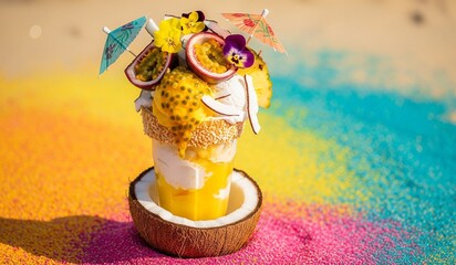 Eisbecher - Tropischer Traum