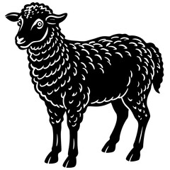 Black Sheep Vector Art