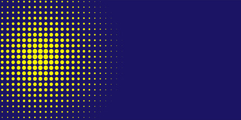 Halftone circular design elements set (gradient color)
