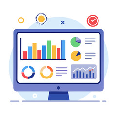 Obraz premium business infographics elements
