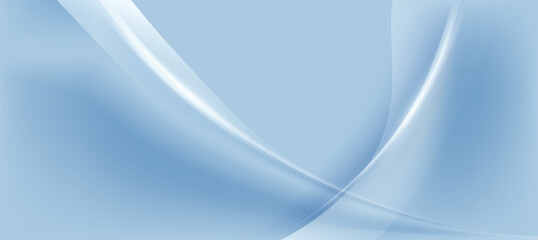 Minimal luxury fluid design with glowing blue white gradient for cosmetic background or Social ads banner
