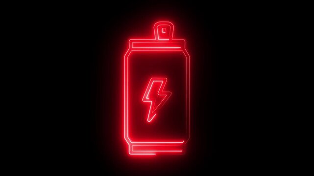 Glowing neon emergency exit sign with light switch on a black background in a modern digital design style 4k
