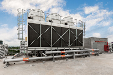 Field erected cooling tower (FEP) used for cooling the circulating water in the plants or factories.