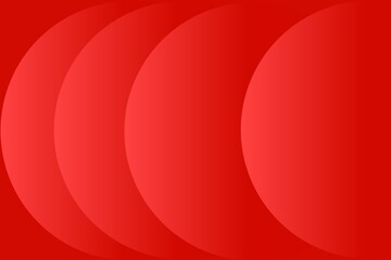 Red gradient abstract background with half circle pattern