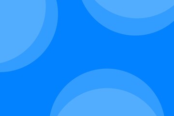 Blue abstract background with semicircle pattern