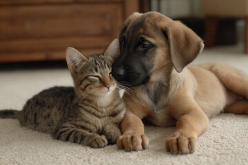 intimate portrayal of deep bond between humans and their domesticated cats and dogs