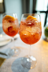 Refreshing Cocktail Drinks with Citrus Garnish