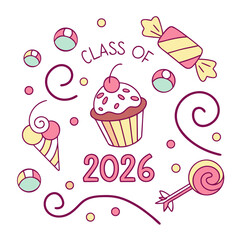 Class of 2026 celebration with sweets and treats