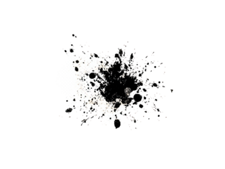 Abstract monochrome splatter (1)