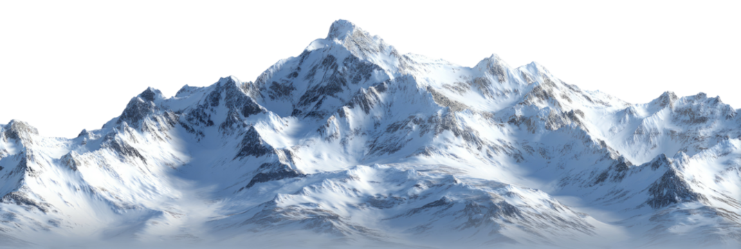 Snowy mountain range (1)