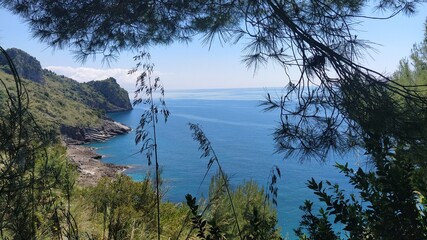 Sapri town in Salerno, Campania. Italy