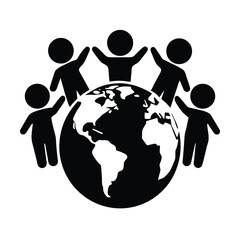 This captures the essence of the sentence and tags, focusing on global connection, business, and teamwork 
