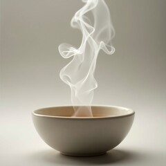 Hot Meal Vapor Rising from Container