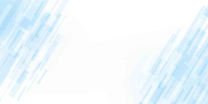 Diagonal blue lines abstract vector background with tech and business frame design