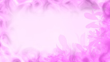 Pink Background with Flowers.