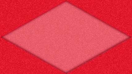 Fototapeta premium Red Carpet Texture. Red Diagonal Square In The Center Area Pattern. Red Gradient Background.
