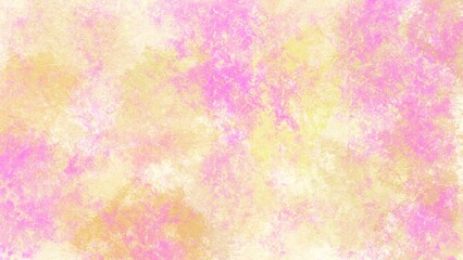 Abstract Colorful Watercolor Background. Pink and Yellow Paint Art Texture Design.