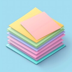 realistic 3D icon of sticky