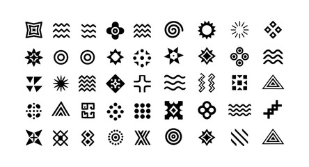 Corporate Memphis Style Decorative Vector Pattern – Abstract Blobs, Lines, and Geometric Shapes for Business Backgrounds, Branding, and Presentation Design