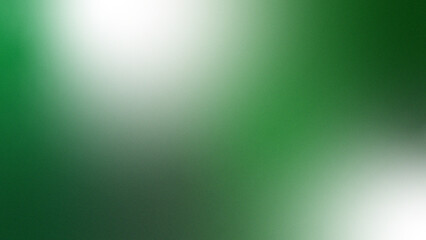 Green mint forest moss lime white abstract background. Color gradient ombre blend. Smooth transition. Bright light glow shimmer glossy metallic. Noise grain texture blur. Natural lush tone