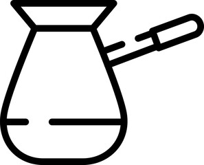 Minimalistic Modern Rounded Outline Jezve Icon