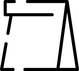 Minimalistic Modern Rounded Outline Togo Icon