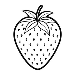 vector strawberry icon