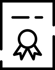 Minimalistic Modern Rounded Outline Quality Icon