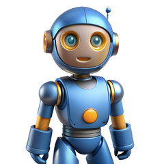 blue screen robot
