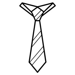 Classic Necktie – Art Vector Illustration