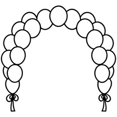 Balloon Arch Kit vector