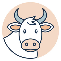 Cow T-Shirt Design with Cow Logo and Icon – Cute Farm Animal Graphic for Apparel, Dairy Brand, Agriculture Logo, Cartoon or Minimal Cow Illustration for Merchandise, Stickers, or Farmwear

