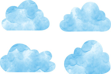 vector illustration of clouds